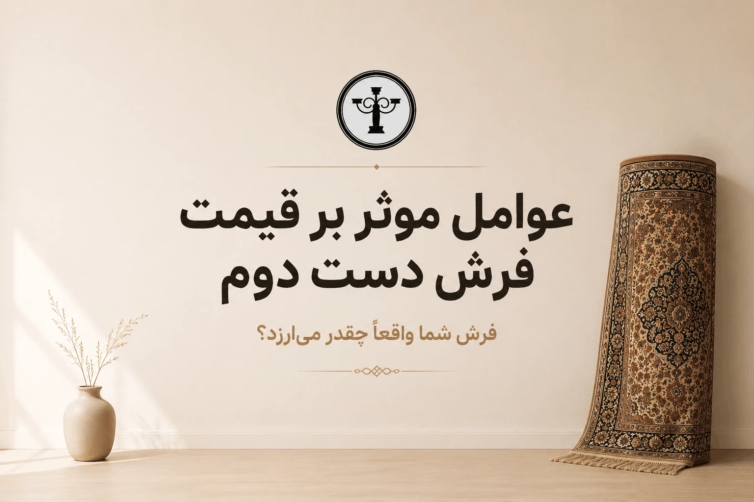 عوامل موثر بر قیمت فرش دست دوم؛ فرش شما واقعاً چقدر می‌ارزد؟